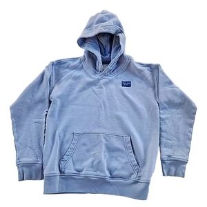 Abercrombie Fitch Sweater Kids Blue Pullover Hoodie Sweatshirt Logo 9/10